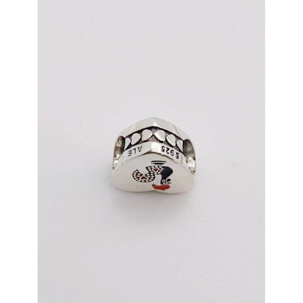 PANDORA Galo de Portugal  Heart Bead Charm - Picture 3 of 3